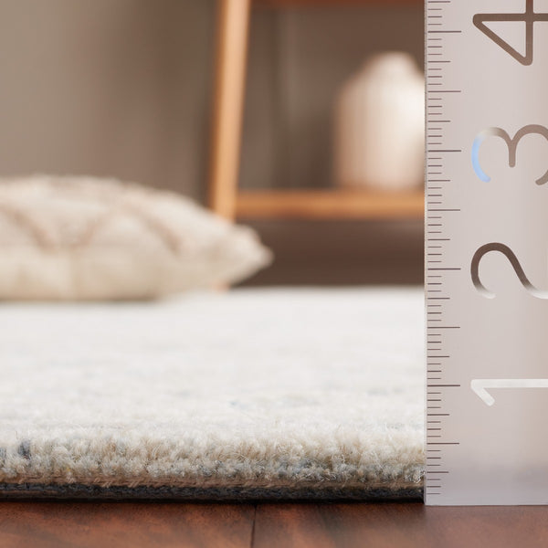 Safavieh Ebony 304 EBN304 Hand Tufted  Rug Ivory / Light Grey EBN304G-8