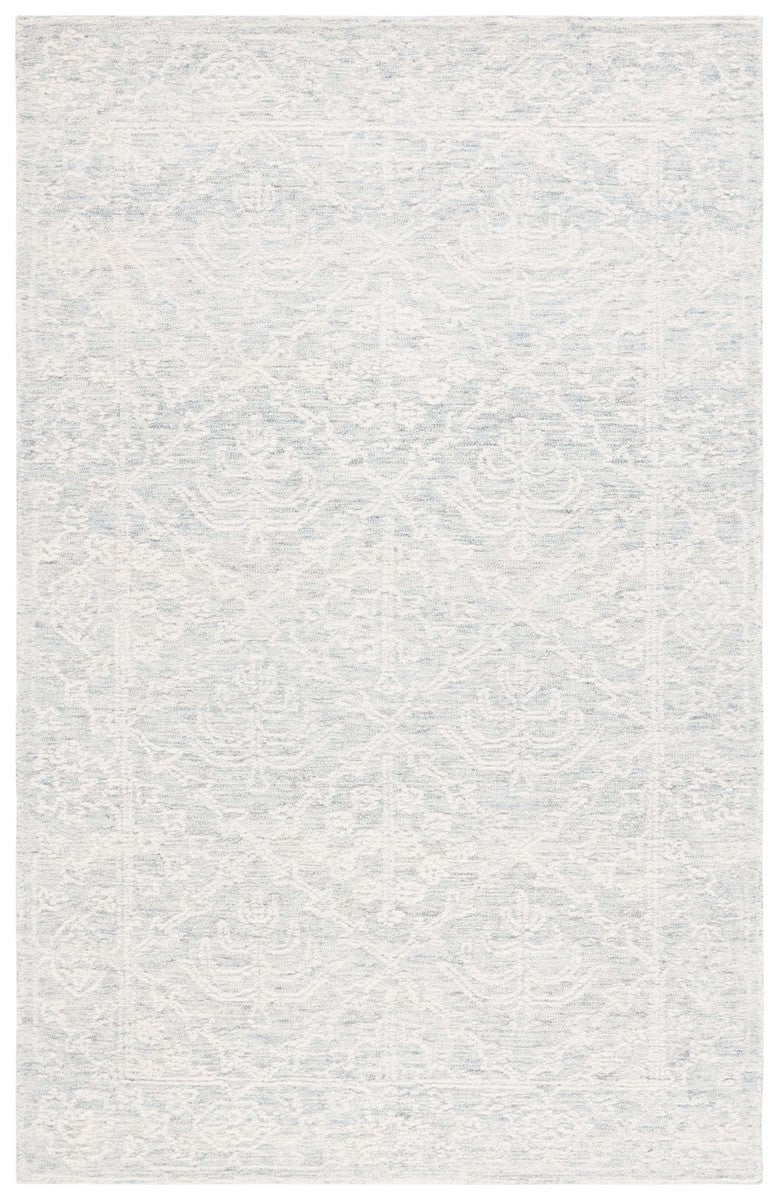 Safavieh Ebony 304 EBN304 Hand Tufted  Rug Ivory / Light Grey EBN304G-8