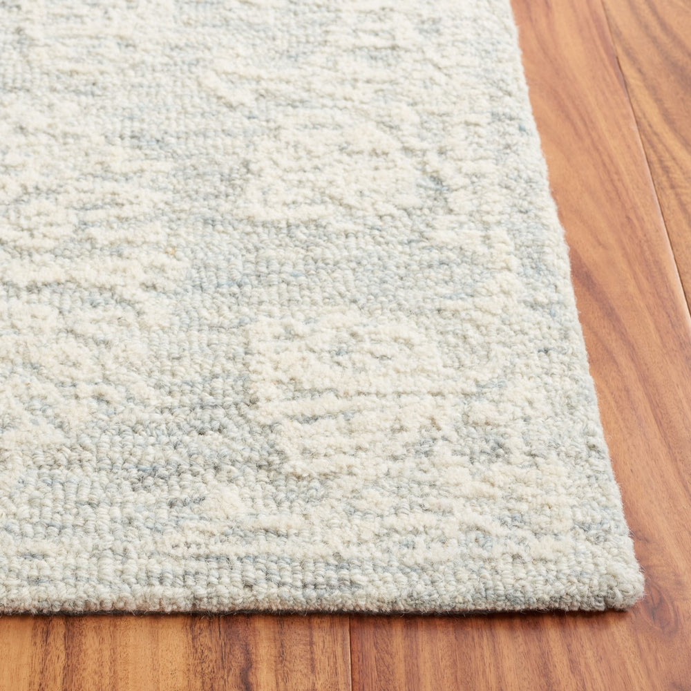 Safavieh Ebony 305 EBN305 Hand Tufted  Rug Ivory / Light Grey EBN305G-8