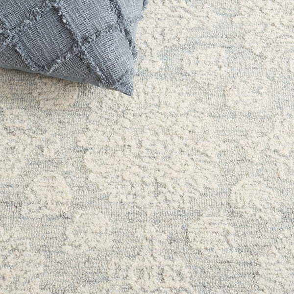 Safavieh Ebony 305 EBN305 Hand Tufted  Rug Ivory / Light Grey EBN305G-8