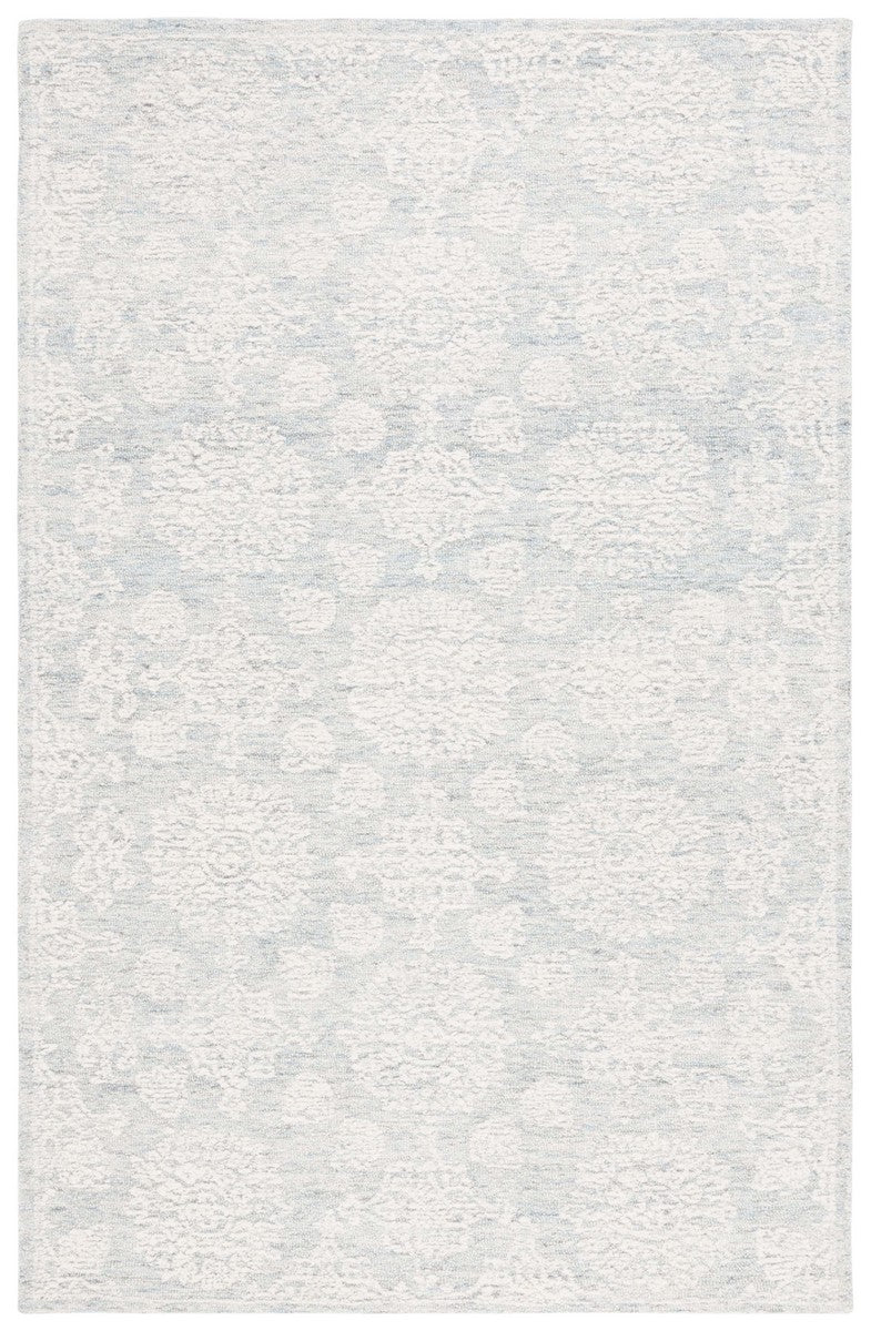 Safavieh Ebony 305 EBN305 Hand Tufted  Rug Ivory / Light Grey EBN305G-8