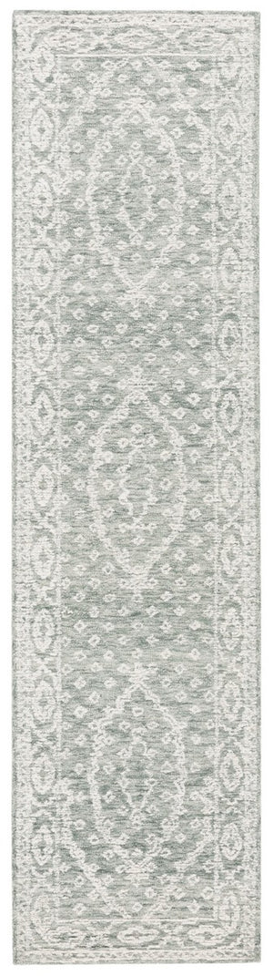 Safavieh Ebony 306 EBN306 Hand Tufted  Rug Ivory / Grey EBN306F-8