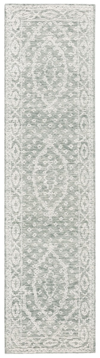 Safavieh Ebony 306 EBN306 Hand Tufted  Rug Ivory / Grey EBN306F-8