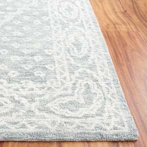 Safavieh Ebony 306 EBN306 Hand Tufted  Rug Ivory / Grey EBN306F-8