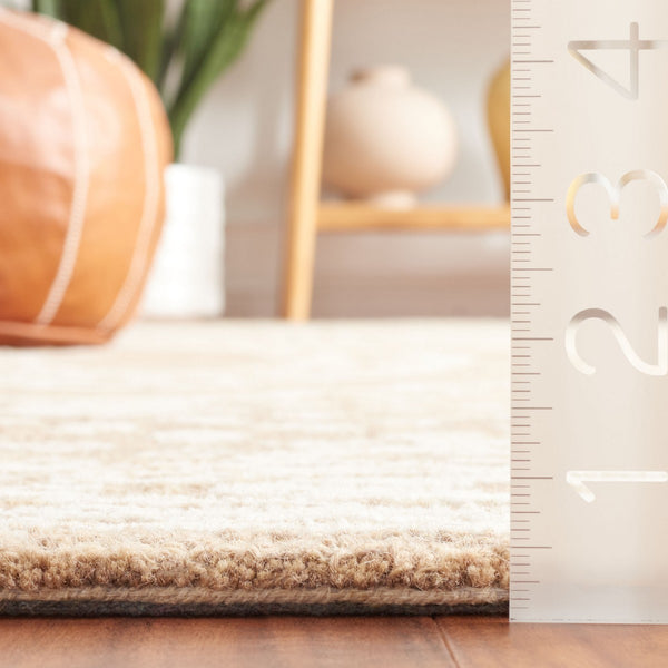 Safavieh Ebony 306 EBN306 Hand Tufted  Rug Ivory / Brown EBN306T-8