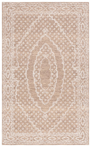 Safavieh Ebony 306 EBN306 Hand Tufted  Rug Ivory / Brown EBN306T-8