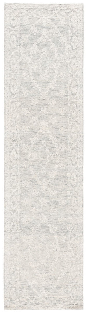 Safavieh Ebony 307 EBN307 Hand Tufted  Rug Ivory / Light Blue EBN307L-8
