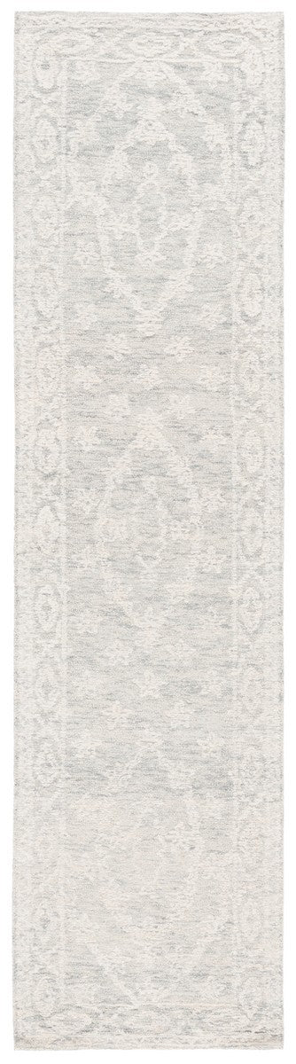 Safavieh Ebony 307 EBN307 Hand Tufted  Rug Ivory / Light Blue EBN307L-8