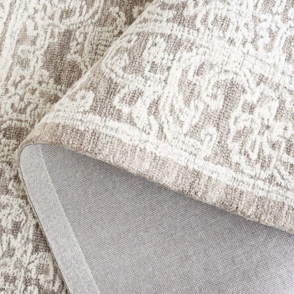 Safavieh Ebony 308 EBN308 Hand Tufted  Rug Ivory / Dark Grey EBN308H-8