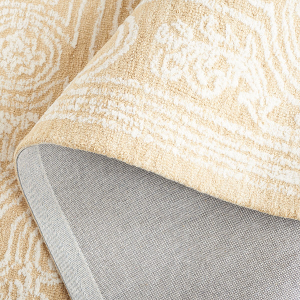 Safavieh Ebony 310 EBN310 Hand Tufted  Rug Ivory / Gold EBN310D-8