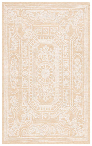 Safavieh Ebony 310 EBN310 Hand Tufted  Rug Ivory / Gold EBN310D-8