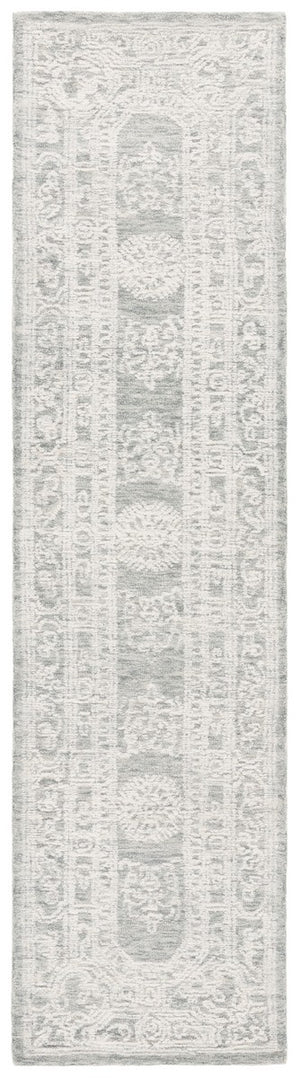 Safavieh Ebony 310 EBN310 Hand Tufted  Rug Ivory / Grey EBN310F-8
