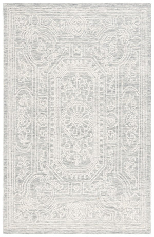 Safavieh Ebony 310 EBN310 Hand Tufted  Rug Ivory / Grey EBN310F-8