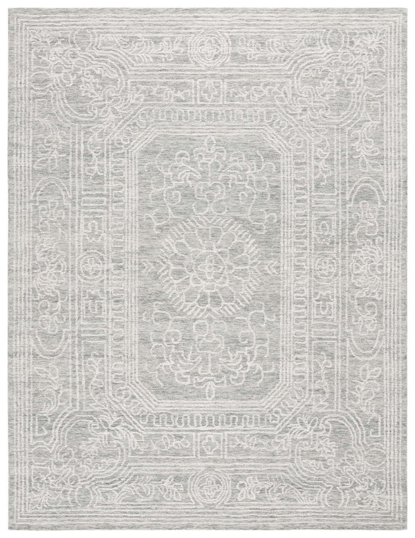 Safavieh Ebony 310 EBN310 Hand Tufted  Rug Ivory / Grey EBN310F-8