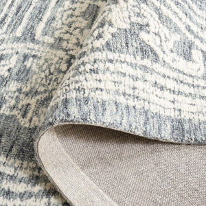 Safavieh Ebony 310 EBN310 Hand Tufted  Rug Ivory / Dark Grey EBN310G-8