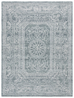 Safavieh Ebony 310 EBN310 Hand Tufted  Rug Ivory / Dark Grey EBN310G-8