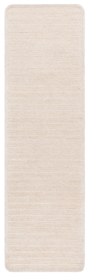 Safavieh Ebony Modern Runner Rug - Hand Tufted Wool & Cotton, Elegant Minimalist Design For Hallway Decor Beige ,Ivory 80% Wool,20% Cotton Ebn325b-28