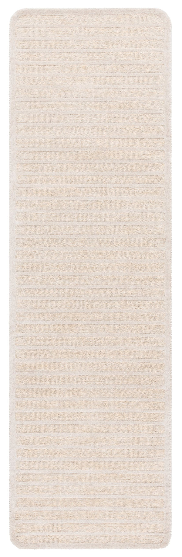 Safavieh Ebony Modern Runner Rug - Hand Tufted Wool & Cotton, Elegant Minimalist Design For Hallway Decor Beige ,Ivory 80% Wool,20% Cotton Ebn325b-28