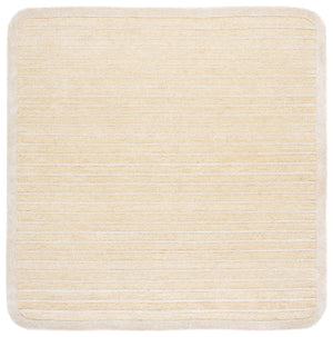 Safavieh Ebony Modern Runner Rug - Hand Tufted Wool & Cotton, Elegant Minimalist Design For Hallway Decor Beige ,Ivory 80% Wool,20% Cotton Ebn325b-6sq