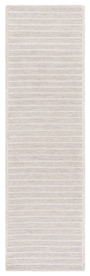 Safavieh Ebony Hand-tufted Area Rug - Luxurious Wool Blend For Elegant Living Spaces And Cozy Interiors Silver ,Ivory 80% Wool,20% Cotton Ebn325g-8