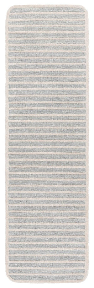 Safavieh Ebony Hand-tufted Area Rug - Luxurious Wool Blend For Elegant Living Spaces And Cozy Interiors Light Blue ,Ivory 80% Wool,20% Cotton Ebn325m-4