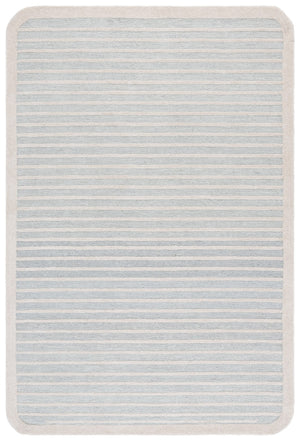 Safavieh Ebony Hand-tufted Area Rug - Luxurious Wool Blend For Elegant Living Spaces And Cozy Interiors Light Blue ,Ivory 80% Wool,20% Cotton Ebn325m-4