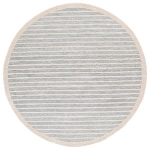 Safavieh Ebony Hand-tufted Area Rug - Luxurious Wool Blend For Elegant Living Spaces And Cozy Interiors Light Blue ,Ivory 80% Wool,20% Cotton Ebn325m-4