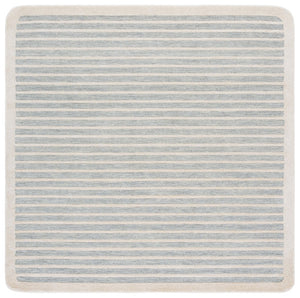 Safavieh Ebony Hand-tufted Area Rug - Luxurious Wool Blend For Elegant Living Spaces And Cozy Interiors Light Blue ,Ivory 80% Wool,20% Cotton Ebn325m-4