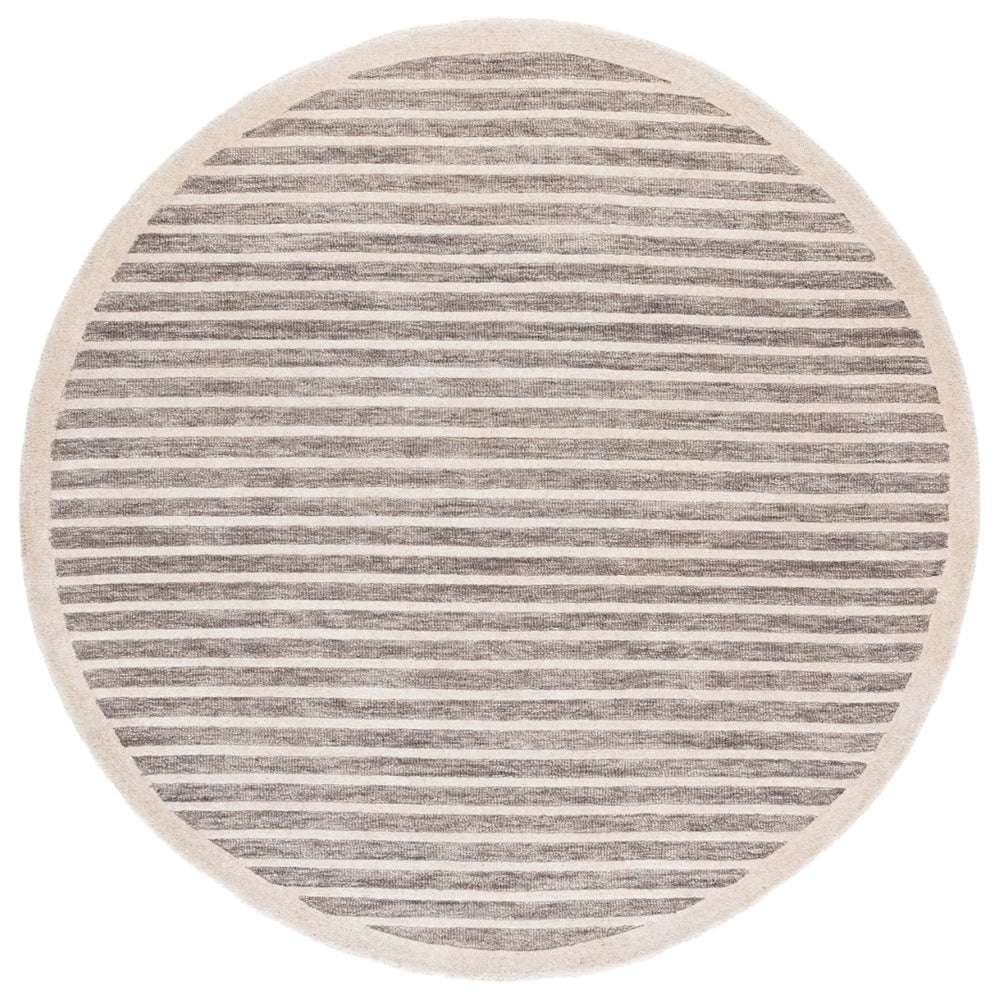 Safavieh Ebony Hand-tufted Area Rug - Luxurious Wool Blend For Elegant Living Spaces And Cozy Interiors Brown ,Ivory 80% Wool,20% Cotton Ebn325t-6