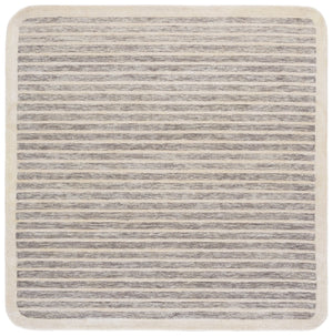 Safavieh Ebony Modern Runner Rug - Hand Tufted Wool & Cotton, Elegant Minimalist Design For Hallway Decor Brown ,Ivory 80% Wool,20% Cotton Ebn325t-6sq