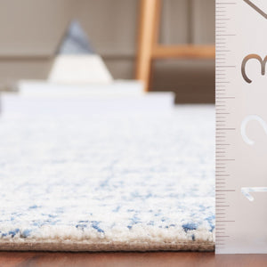 Safavieh Ebony 350 EBN350 Hand Tufted  Rug Blue / Ivory EBN350M-8