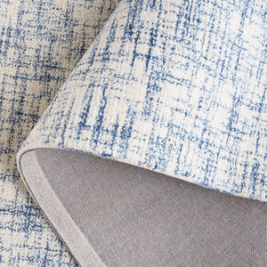 Safavieh Ebony 350 EBN350 Hand Tufted  Rug Blue / Ivory EBN350M-8