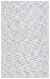 Safavieh Ebony 350 EBN350 Hand Tufted  Rug Blue / Ivory EBN350M-8