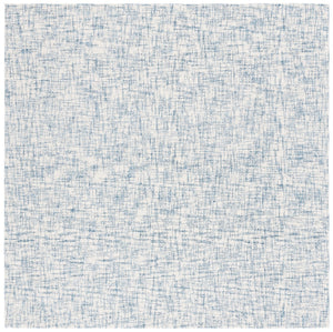 Safavieh Ebony 350 Hand Tufted  Rug Blue / Ivory 6' x 6' Square