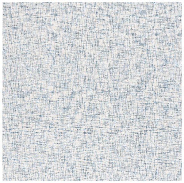 Safavieh Ebony 350 Hand Tufted  Rug Blue / Ivory 6' x 6' Square