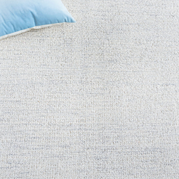 Safavieh Ebony 353 Hand Tufted  Rug Light Grey / Ivory 6' x 6' Round