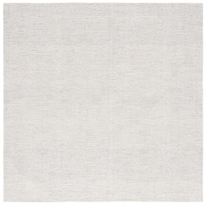 Safavieh Ebony 353 Hand Tufted  Rug Light Grey / Ivory 6' x 6' Round
