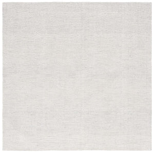 Safavieh Ebony 353 Hand Tufted  Rug Light Grey / Ivory 6' x 6' Square