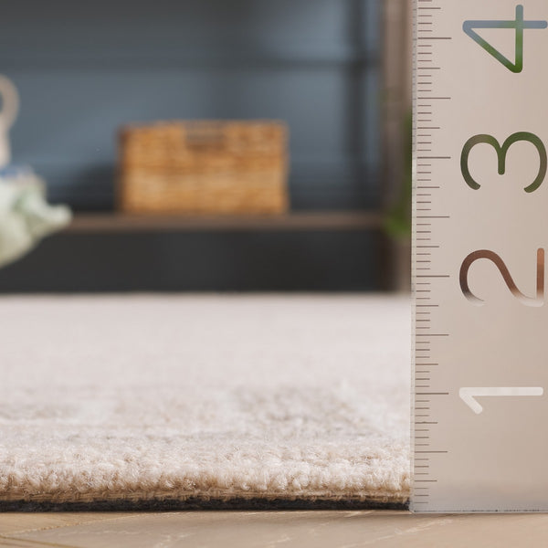 Safavieh Ebony 354 Hand Tufted  Rug Brown / Ivory 6' x 6' Round