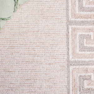 Safavieh Ebony 354 Hand Tufted  Rug Brown / Ivory 6' x 6' Round