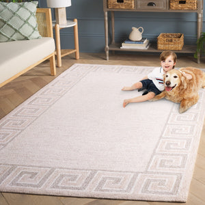 Safavieh Ebony 354 EBN354 Hand Tufted  Rug Brown / Ivory EBN354T-8