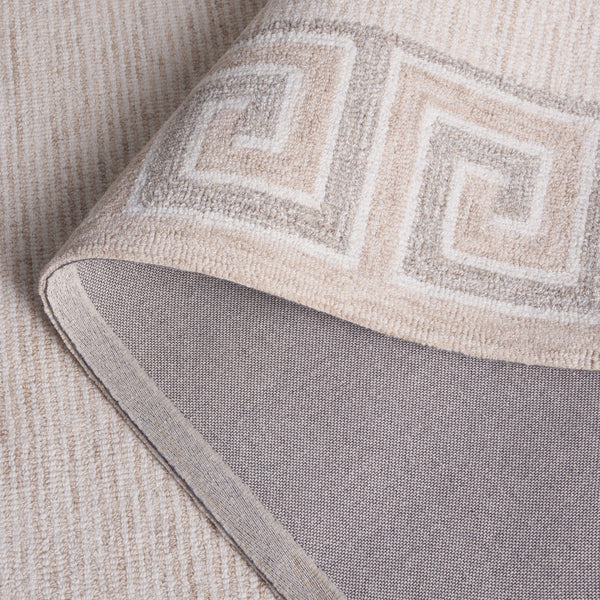 Safavieh Ebony 354 Hand Tufted  Rug Brown / Ivory 6' x 6' Round