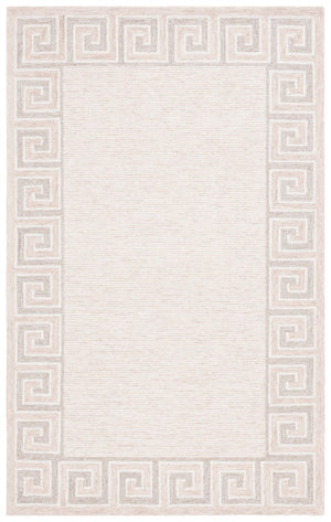 Safavieh Ebony 354 Hand Tufted  Rug Brown / Ivory 6' x 6' Round