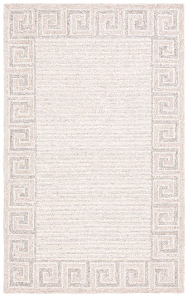 Safavieh Ebony 354 EBN354 Hand Tufted  Rug Brown / Ivory EBN354T-8