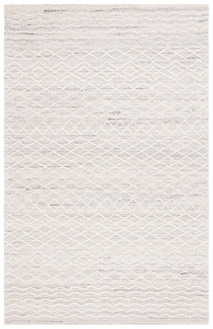 Safavieh Ebony 356 EBN356 Hand Tufted  Rug Light Grey / Ivory EBN356F-8