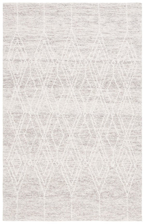 Safavieh Ebony 357 EBN357 Hand Tufted  Rug Grey / Ivory EBN357G-8