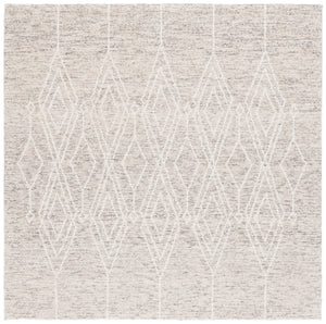 Safavieh Ebony 357 EBN357 Hand Tufted  Rug Grey / Ivory EBN357G-8