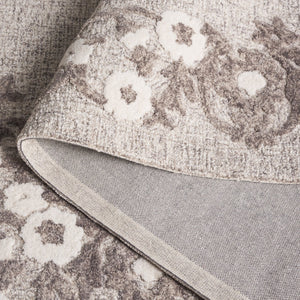 Safavieh Ebony Hand-tufted Wool-cotton Blend Area Rug - Timeless Elegance For Luxurious Home Decor Spaces Grey ,Ivory 80% Wool 20% Cotton Ebn360f-3