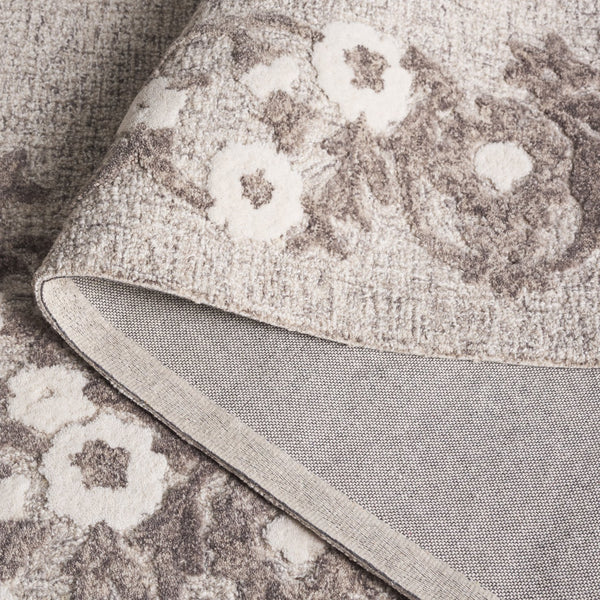 Safavieh Ebony Hand-tufted Wool-cotton Blend Area Rug - Timeless Elegance For Luxurious Home Decor Spaces Grey ,Ivory 80% Wool 20% Cotton Ebn360f-3