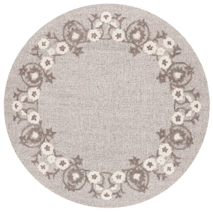 Safavieh Ebony Hand-tufted Wool-cotton Blend Area Rug - Timeless Elegance For Luxurious Home Decor Spaces Grey ,Ivory 80% Wool 20% Cotton Ebn360f-3